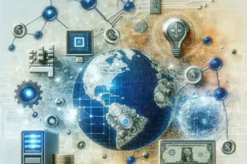 "Imagen de la CNMC regulando el uso de inteligencia artificial en publicidad de servicios financieros, con gráficos de análisis y computadora en el fondo."