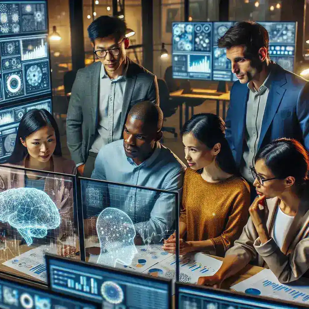 Alt text: "Startup española utilizando inteligencia artificial para el análisis financiero de pequeñas y medianas empresas, destacando innovadoras plataformas tecnológicas."