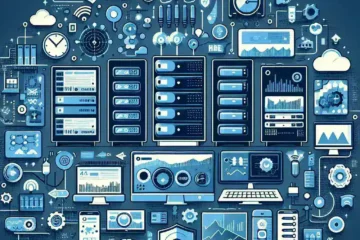 "Diagrama ilustrativo de herramientas de monitoreo para servicios críticos de backend, destacando métricas clave y flujos de datos en la guía completa 2024 sobre optimización de sistemas."