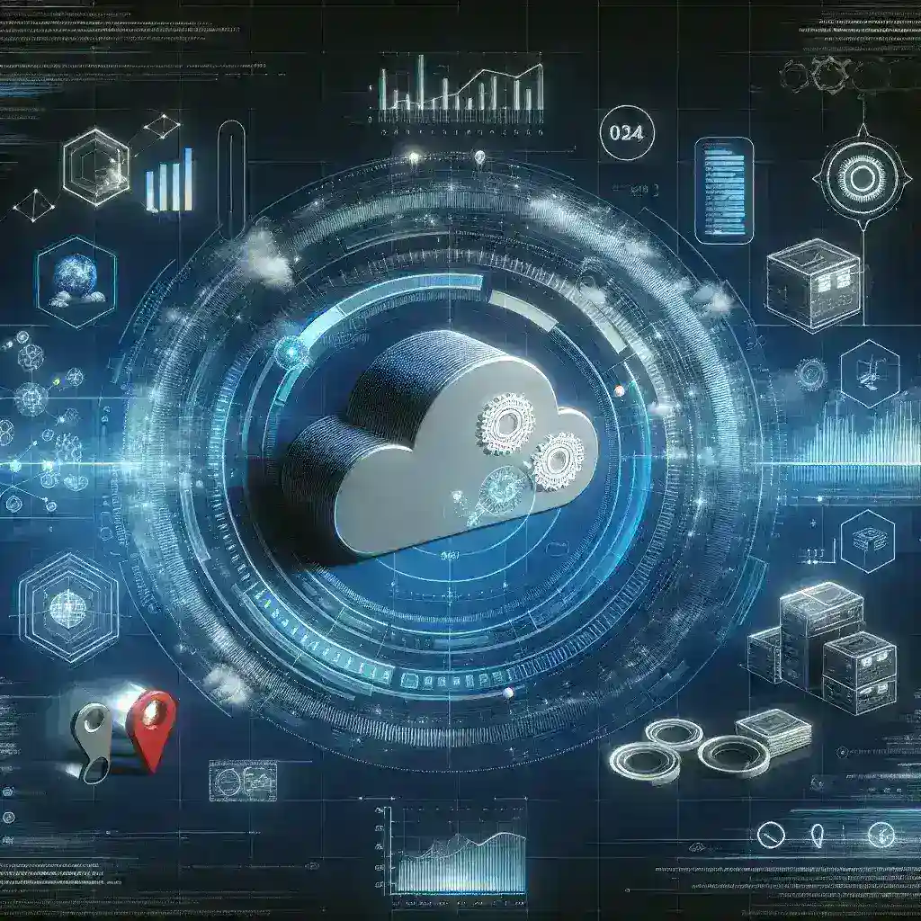 "Infografía detallada sobre herramientas esenciales para el benchmarking de infraestructura cloud, destacando las mejores prácticas y métricas clave para 2024."