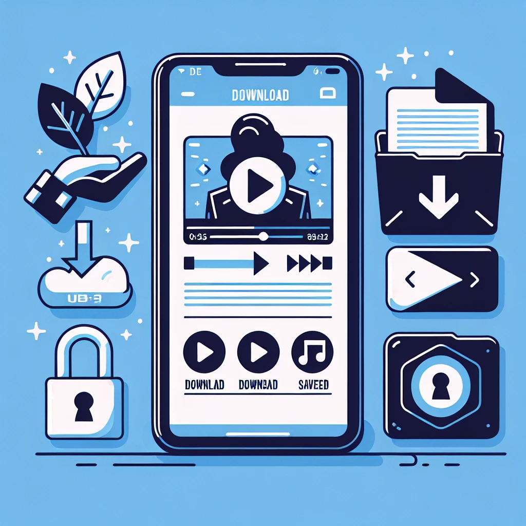 "Descargador de Videos de TikTok: Interfaz de usuario de la herramienta que permite guardar videos de TikTok de forma segura y legal, mostrando opciones de descarga y contenido de la plataforma."