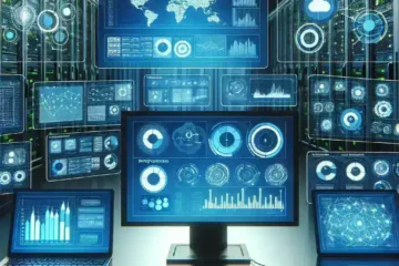 "Imagen ilustrativa de herramientas de monitoreo para servicios críticos de backend, destacando gráficos de rendimiento, alertas en tiempo real y análisis de disponibilidad, en el contexto de una guía completa para garantizar la eficiencia del sistema."